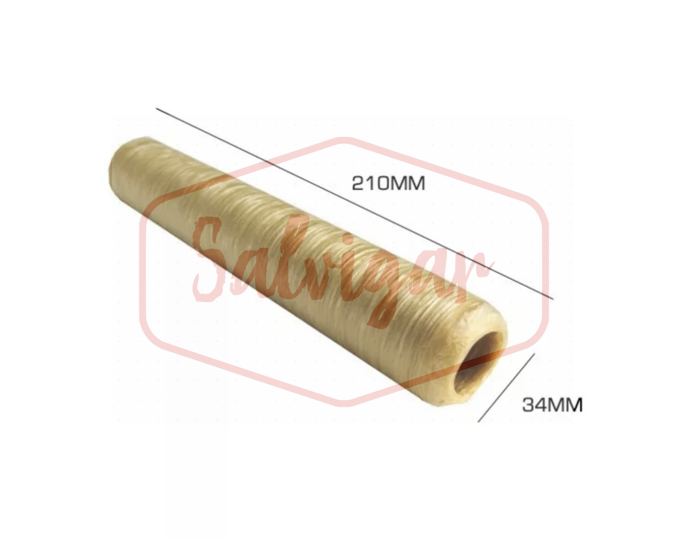 Collagen Casings Dry 34mm / 50ft for stuffing 44 Lb 180 sausages 2 sticks