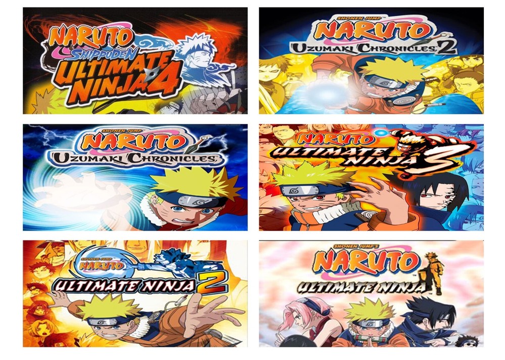 Naruto Ultimate Ninja  PlayStation 2 Memory Card Glossy Stickers