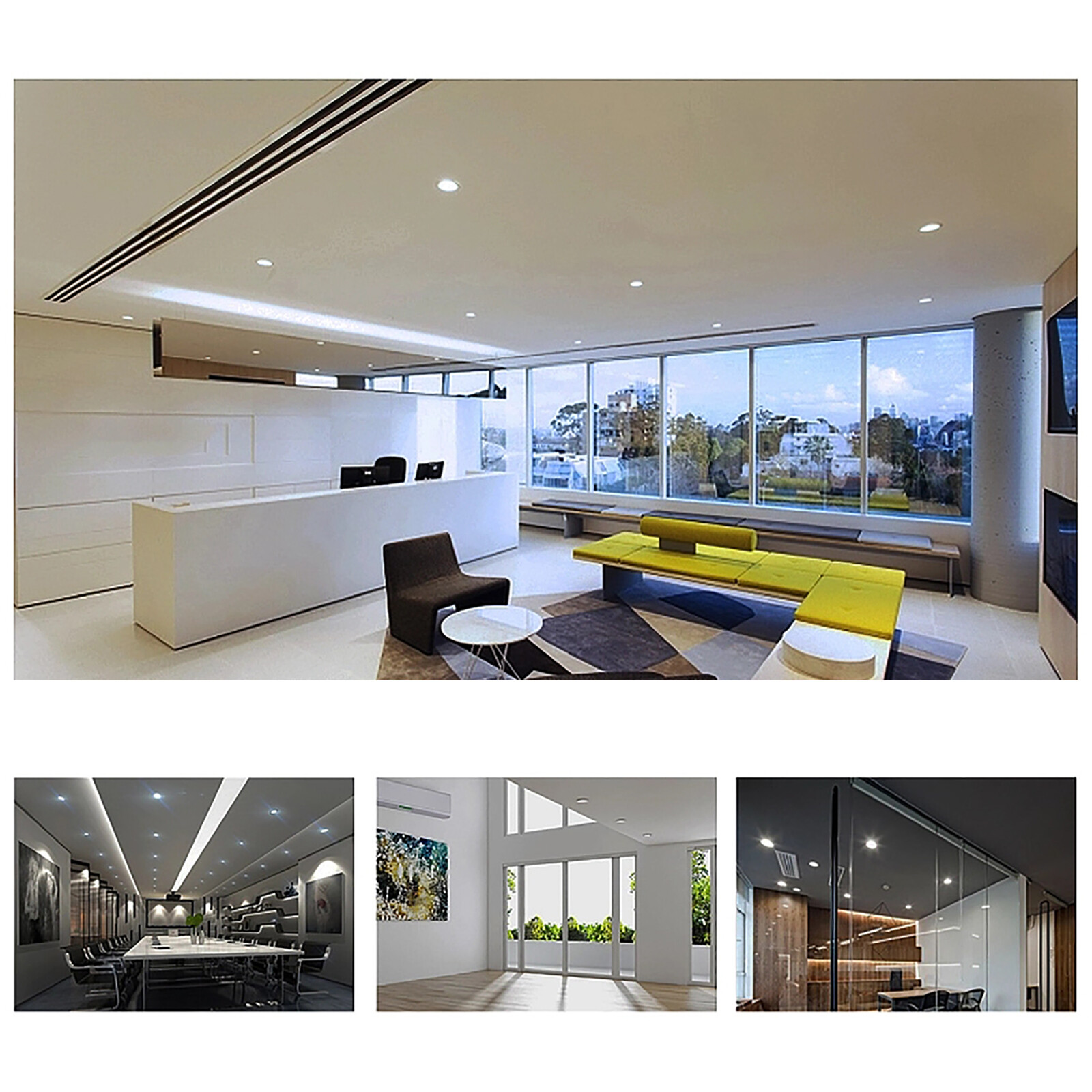 6/12/24/36/48 Pack 6 Inch LED Recessed Light with 3CCT- Canless Ultra Thin Wafer