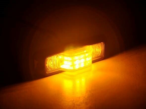 Forklift180 Degree Intersection Recovery Beacon LED Strobe Marker Light Amber