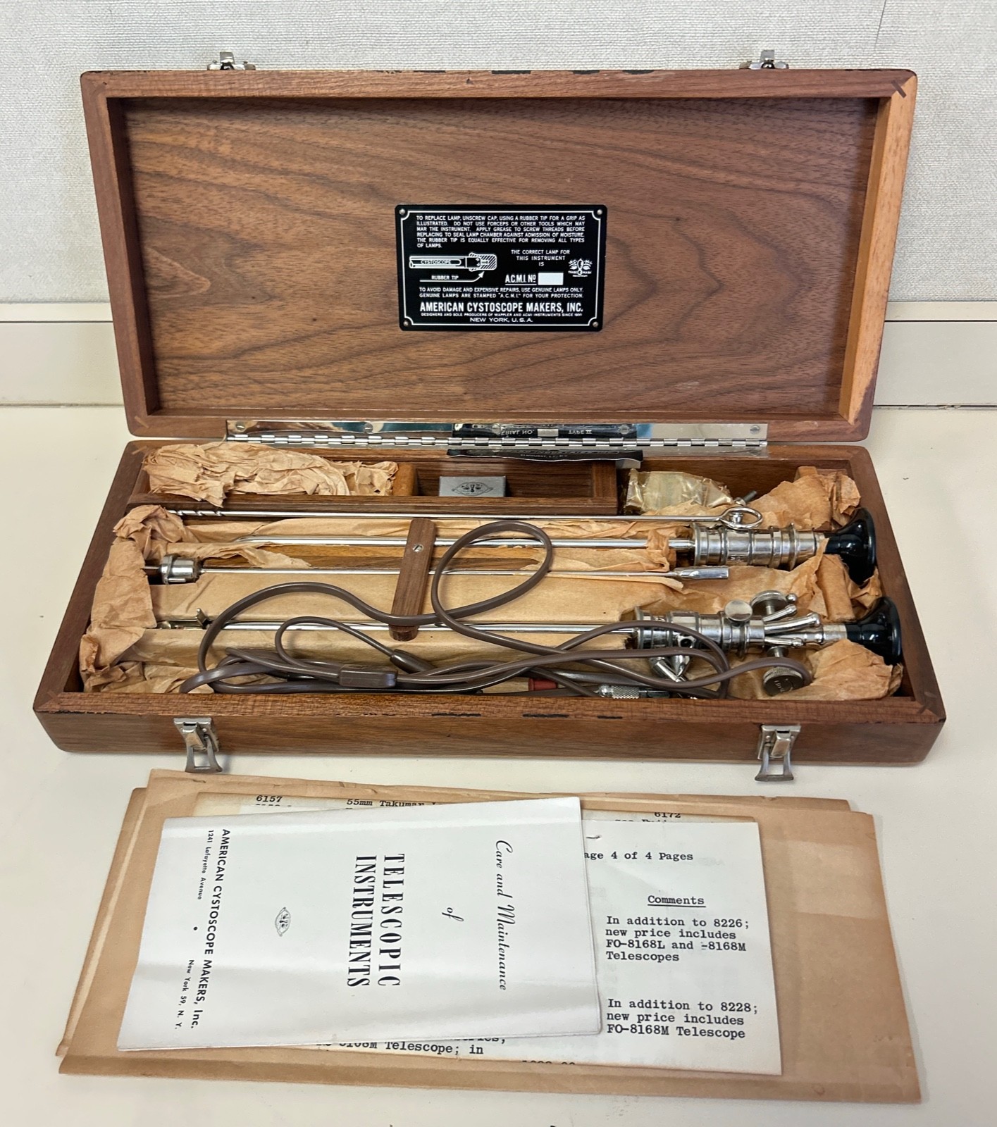 Vintage ACMI American Cytoscope Set - Military Medical Surplus