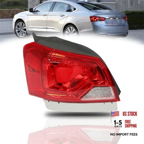 Left Side Tail Light Assembly Replacement for Impala 2014-2020 Driver Side