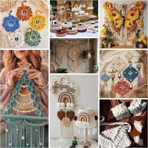 Macrame Cord 3mm x 164 Yards, 3 Rolls Rose Pink 3mm-Rose 3 rolls,