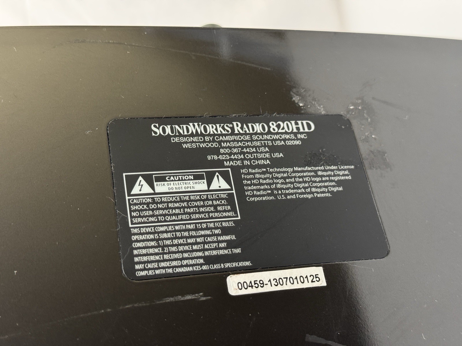 Cambridge Soundworks HD Radio 820HD No Remote Free shipping