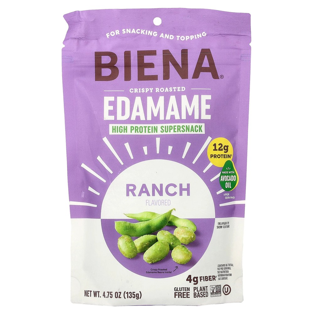 Crispy Roasted Edamame, Ranch, 4.75 oz (135 g)