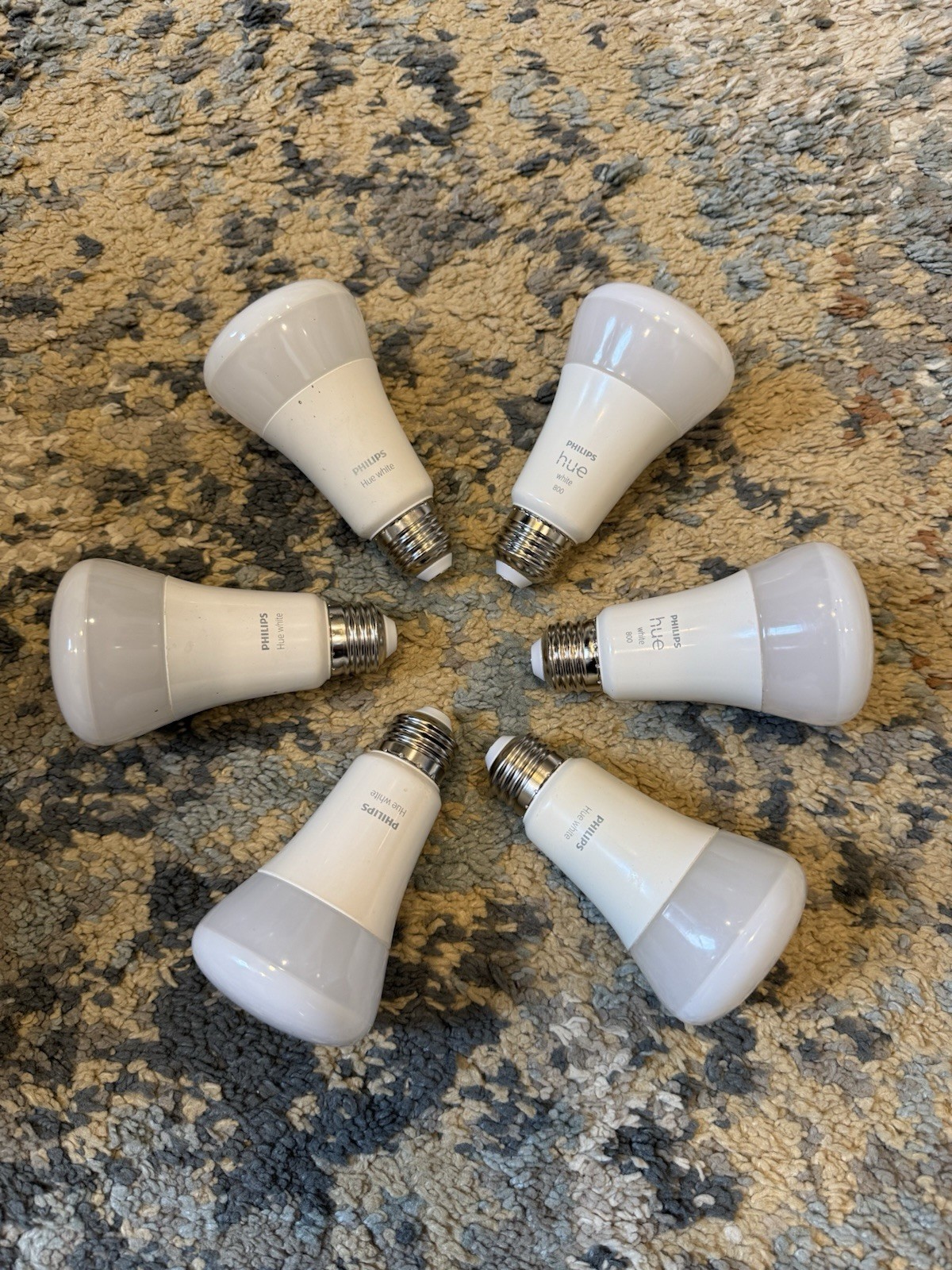 6 - Philips Hue White A19 Smart LED Bulb - White (60w Equivalent)