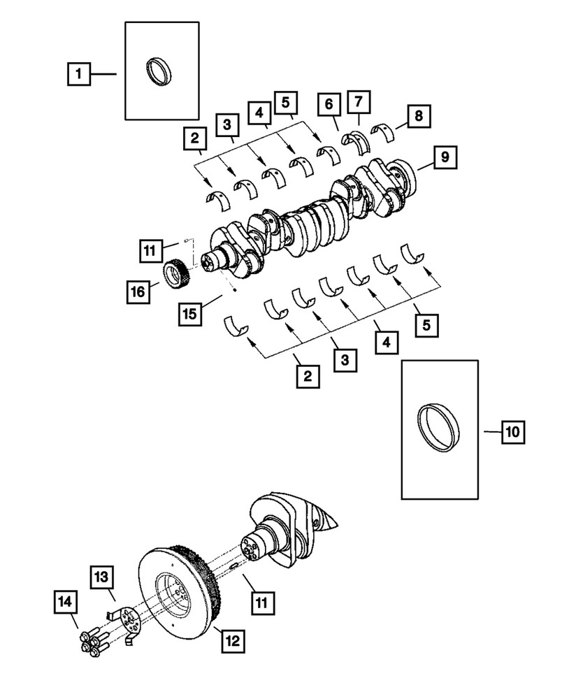 Genuine Mopar Bolt Mounting 68002984AA