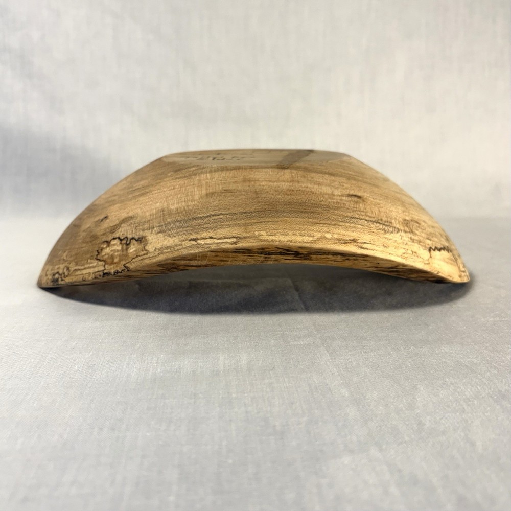 Spalted Box Elder Oval Bowl