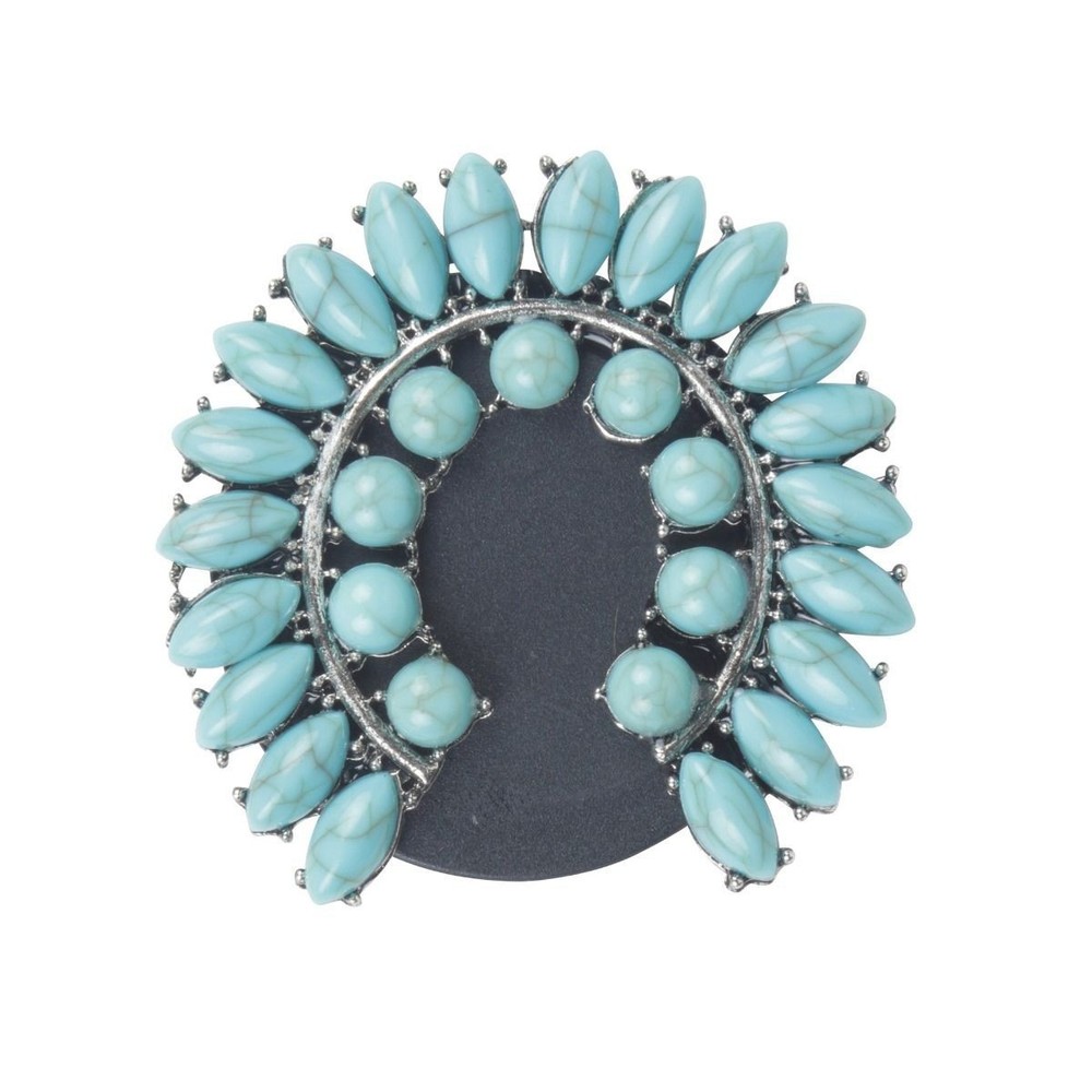 Myra Azure Pearl Rays Phone Socket