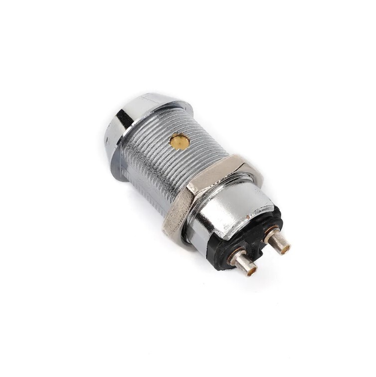 Electrical Barrel Switch Key Removable In ON/OFF Position Keyed Alike