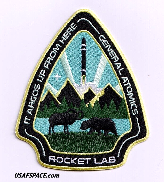 ROCKET LAB 31- It Argos Up From Here -GENERAL ATOMICS-Mission SPACE Launch PATCH