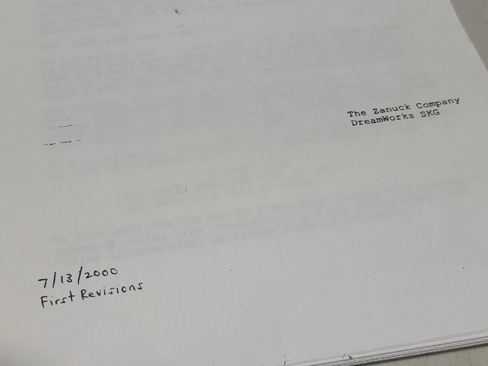 Road to Perdition 07/13/2000 Screenplay Script by David Self