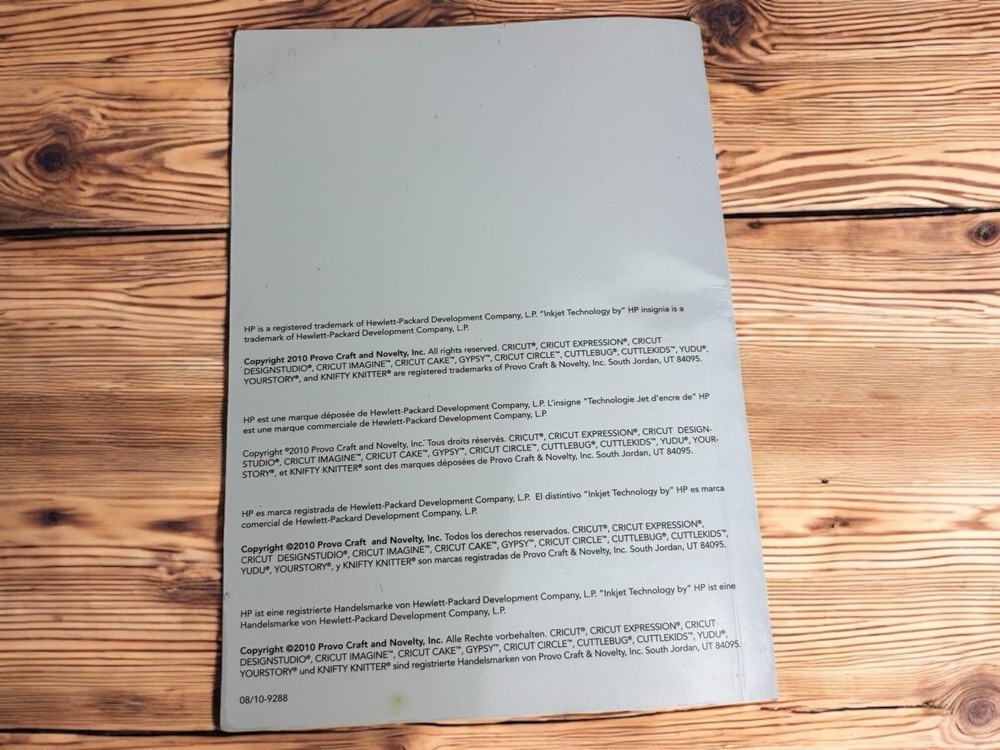 Cricut Imagine User Manual Only