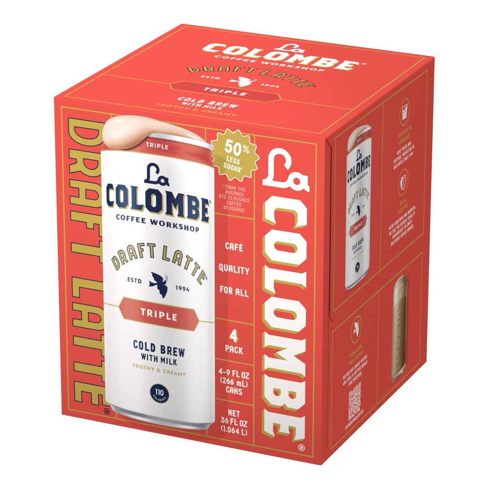 , Latte Draft Triple, 9 Fl Oz, 4 Pack