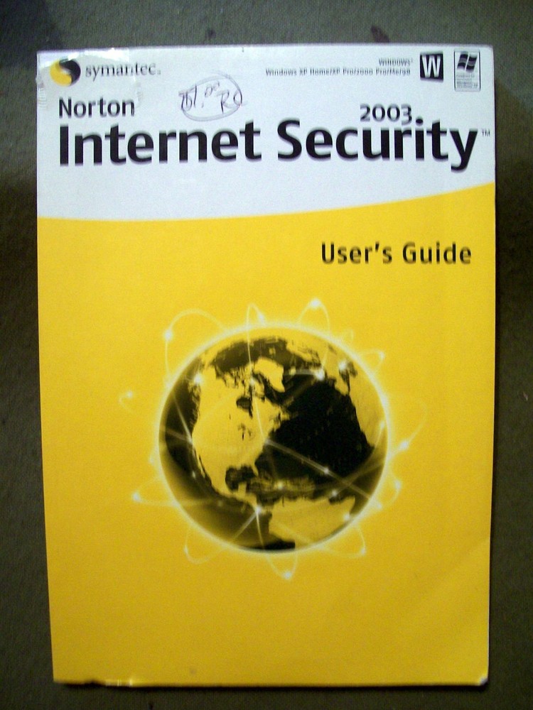 Symantec Norton Internet Security 2003 Guide Win XP Home/XP Pro/Me/98/2000 Pro