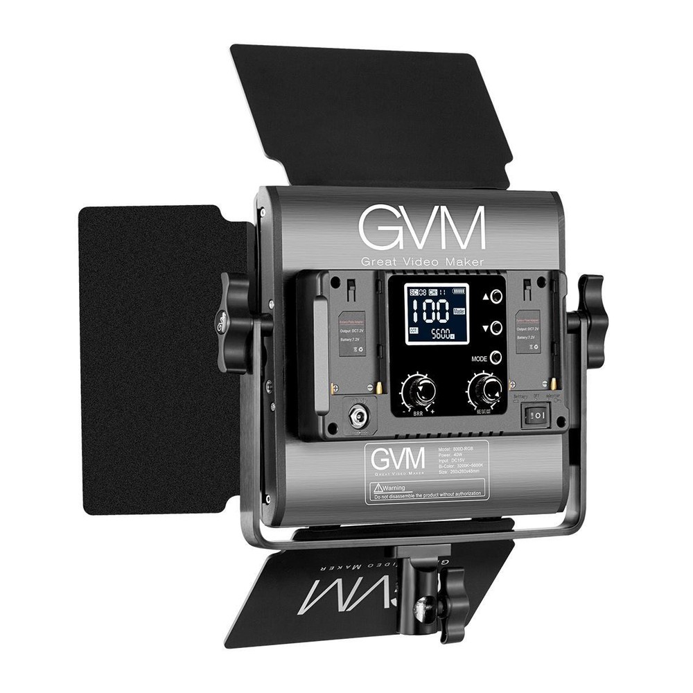 GVM 800D-RGB LED Studio Video Light