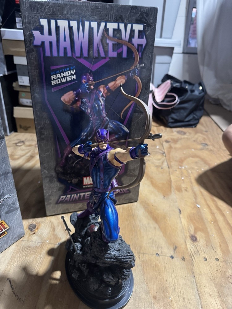 Haweye Marvel Painted Statue