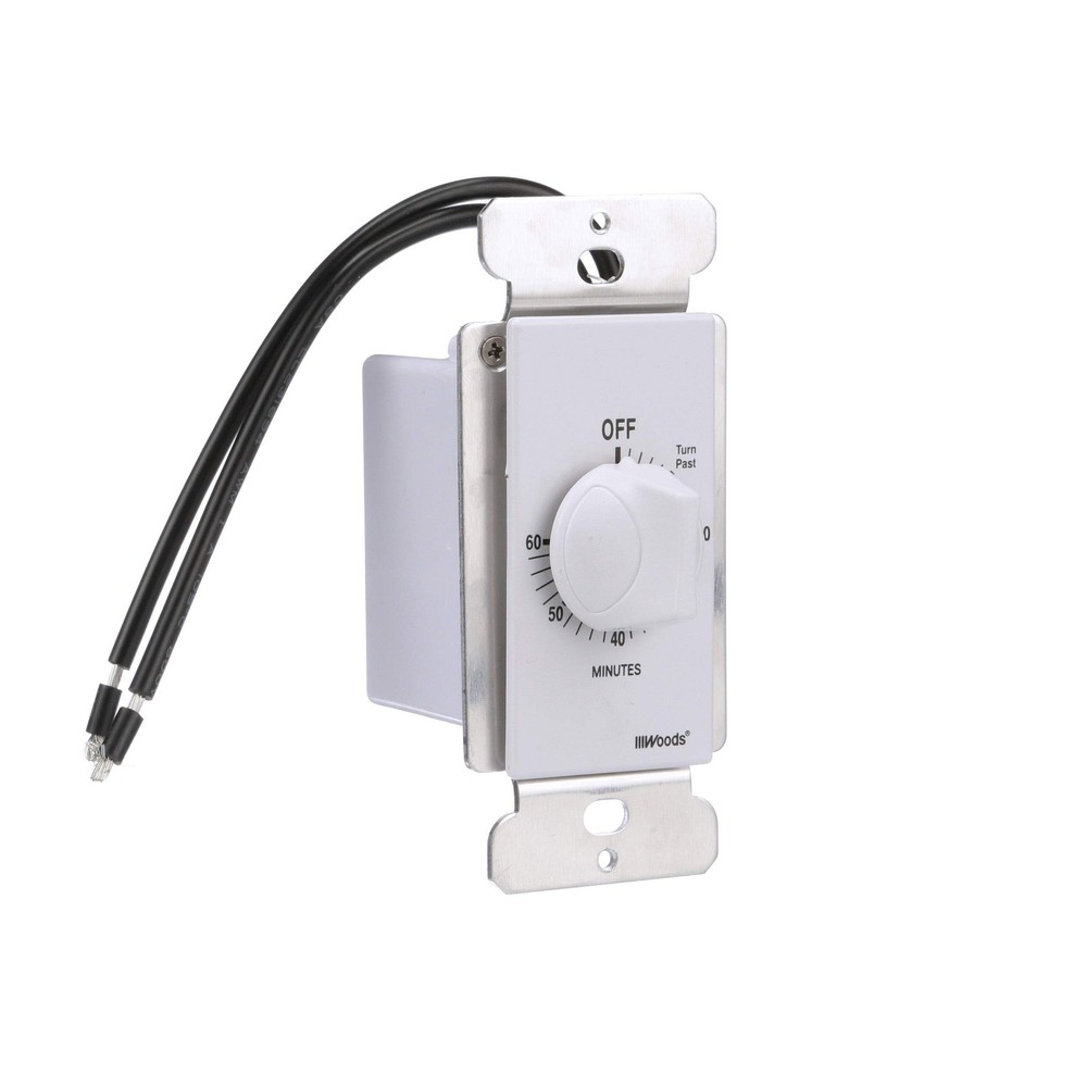 60 Minute Spring Wound Timer; White, 59717
