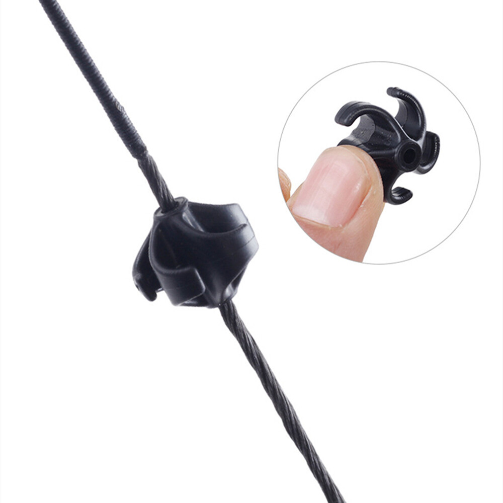 Archery Compound Bow Limb Stabilizer Rubber Limb Shock Dampener Silencer Set