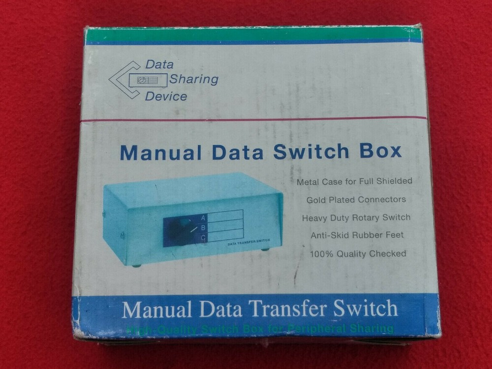 Data Sharing Device DW-HD1566AB High-Quality Manual Data Transfer Switch Box A/B