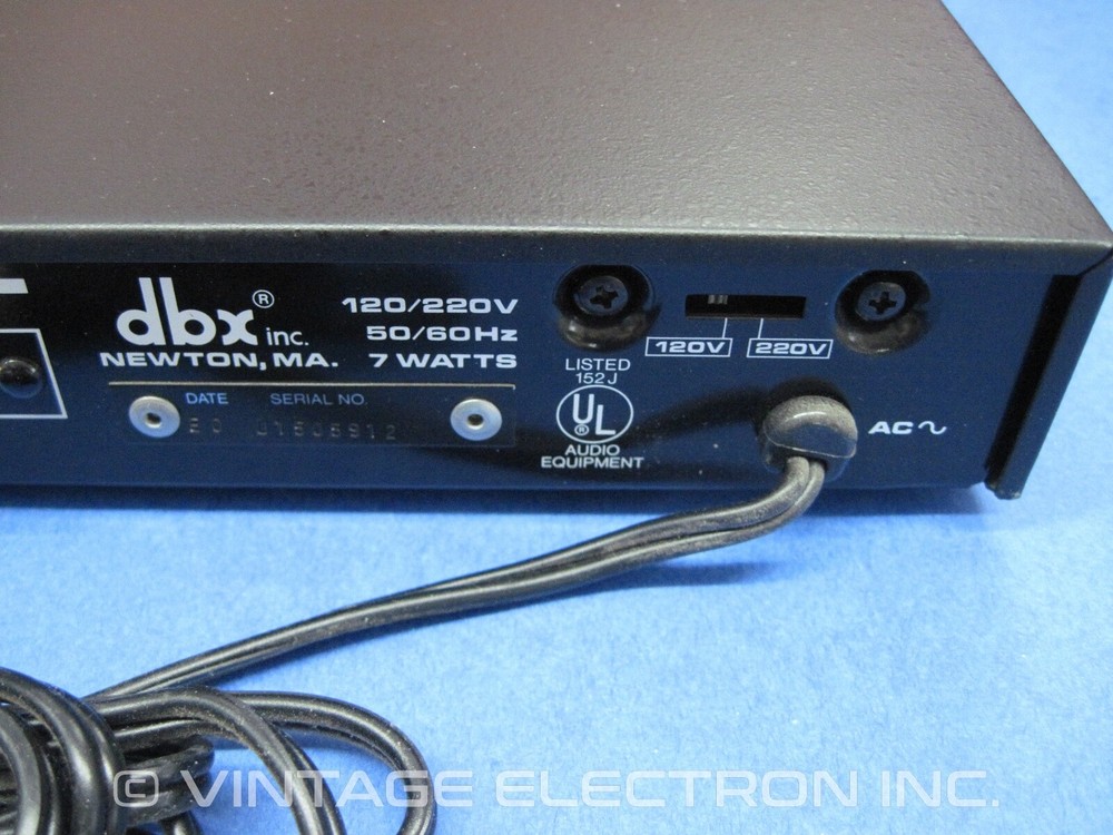 dbx 150 Type I Noise Reduction System - Audio Processor for Tape etc. (w/MANUAL)