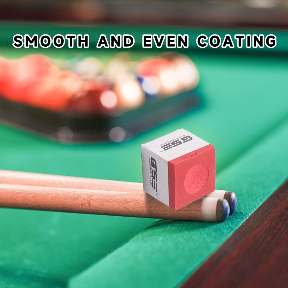 Essential 12-Pack Billiard Chalks - Professional Performance and Easy Storage
