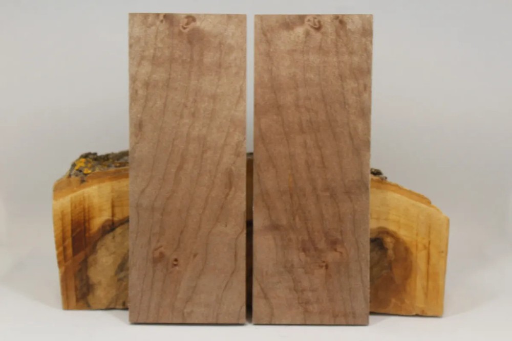 STABILIZED MAPLE CUSTOM KNIFE HANDLE MATERIAL BLANK SCALES (6359)