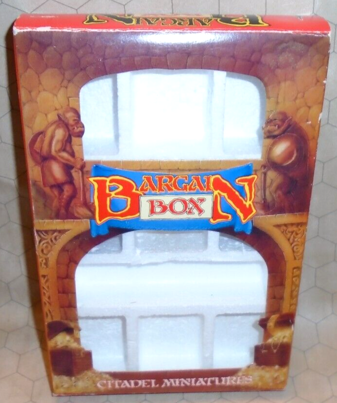 Citadel Miniatures Bargain Box!? OOP - Warhammer Fantasy (Box & Insert Only)