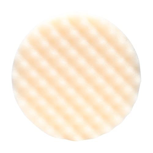 3M Foam Compounding Pad, 05737, Inset, Single Sided, Hook and Loop in , White 8