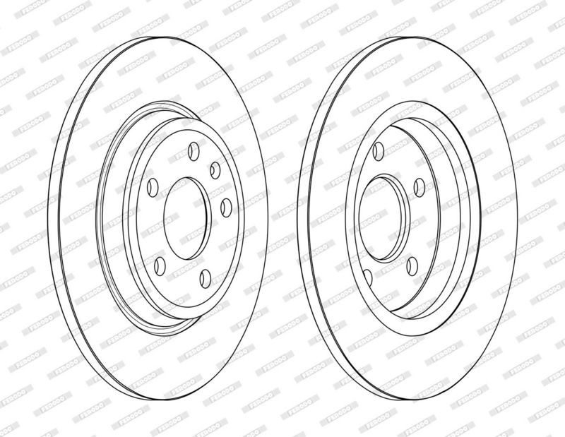Brake Disc FERODO DDF2599C
