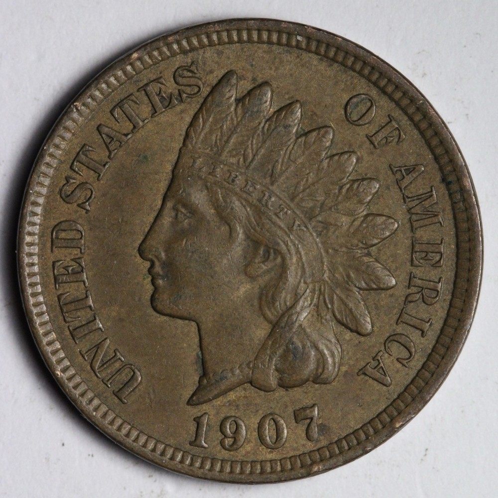 1907 Indian Head Cent Penny UNC *UNCIRCULATED* MS E121 XUV
