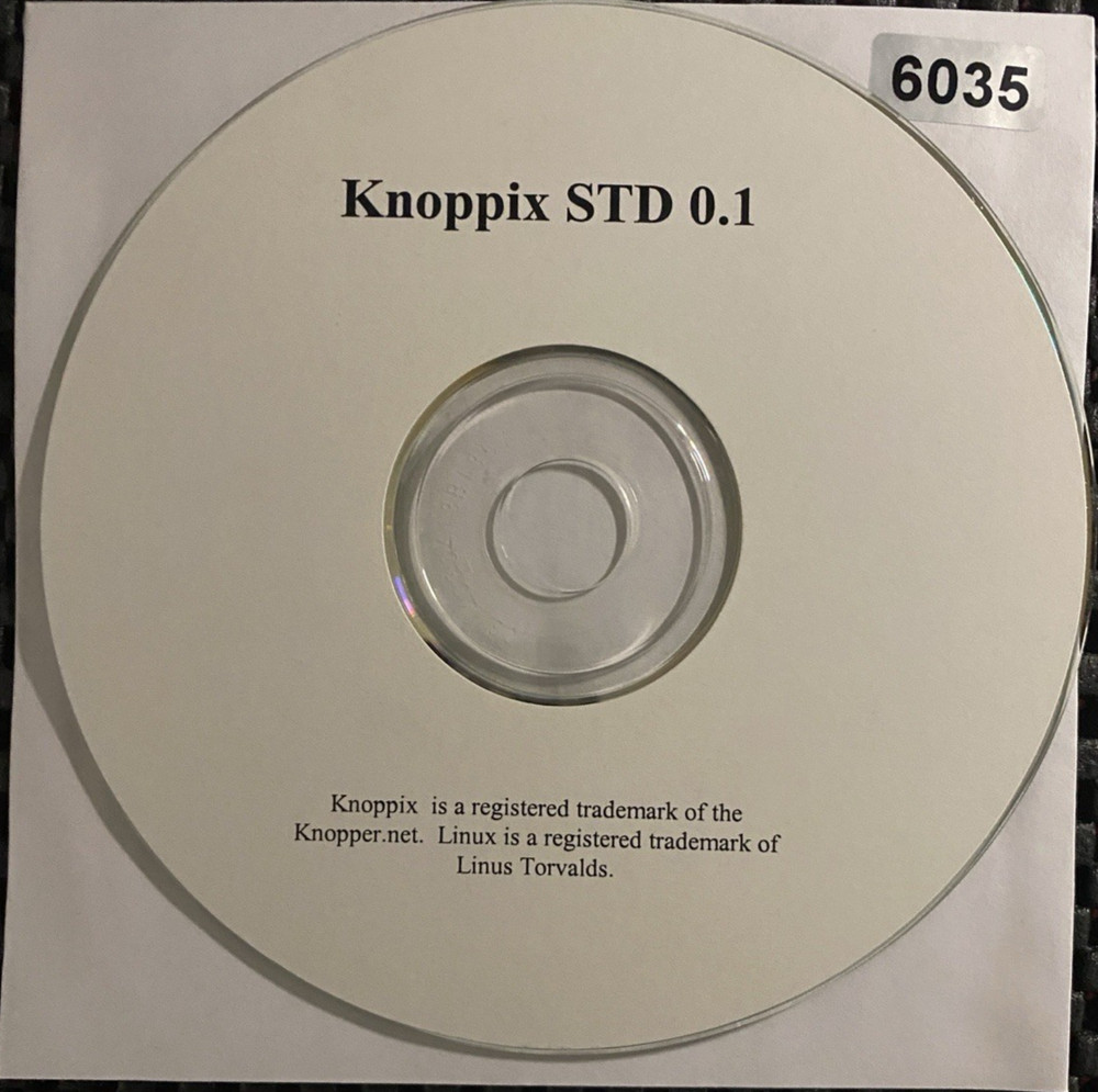 VINTAGE SOFTWARE | KNOPPIX STD 0.1 (SECURITY TOOLS DISTRIBUTION)