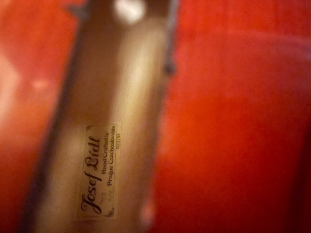 cello 4/4 with hard case and bow 