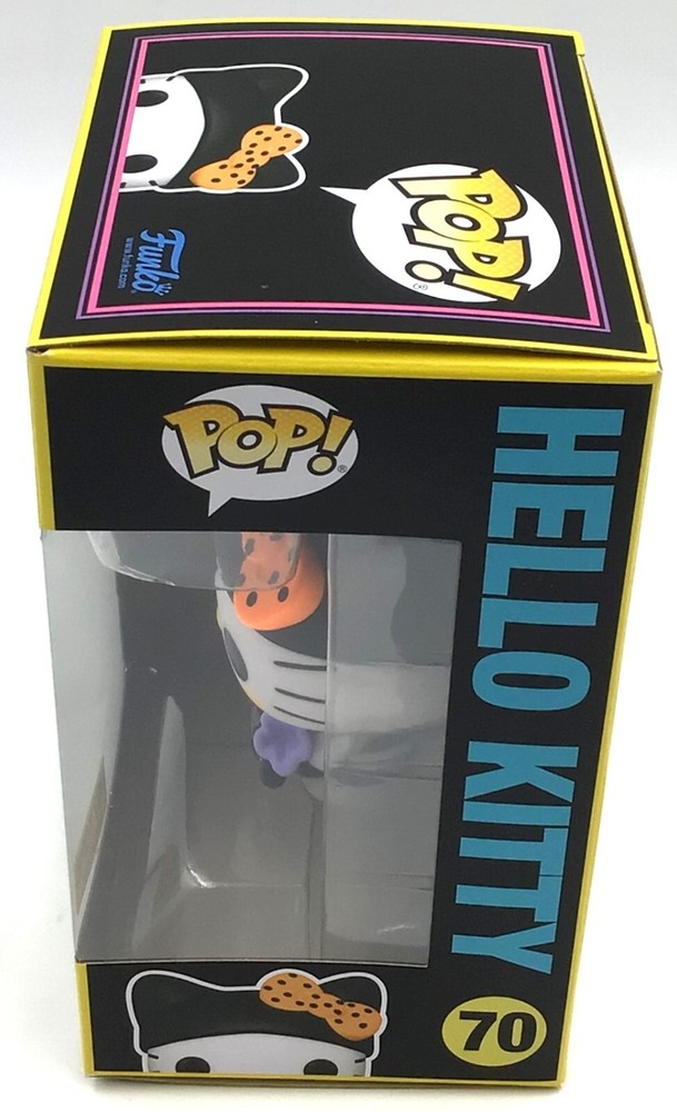 Funko Pop! Hello Kitty Blacklight #70 Hot Topic Exclusive with POP Protector