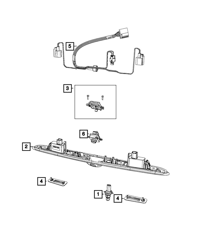 Genuine Mopar Camera 68230085AG