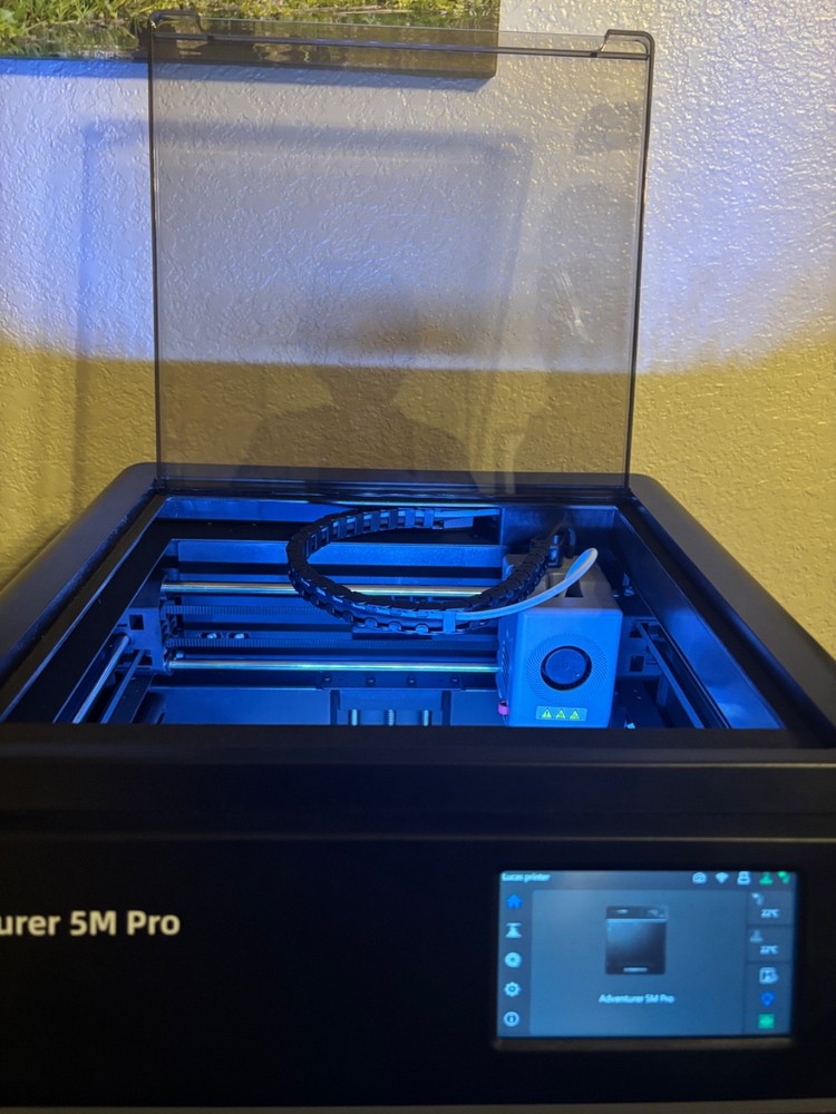 Flashforge Adventurer 5m Pro Self leveling Rarely Used