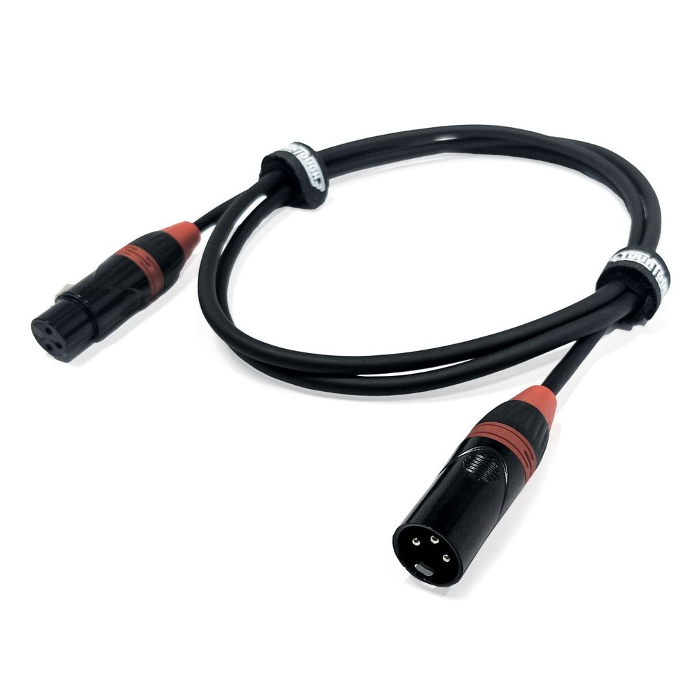 5' Color Coded length 3-Pin Professional Light DMX Cable with Locking XLR Ends