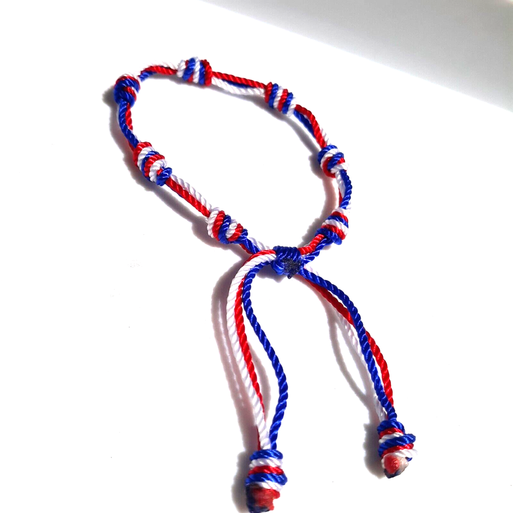 Protection Bracelets Red White and Blue