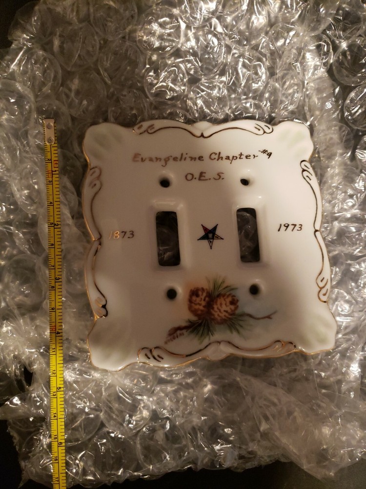 Evangeline Chapter #9 Double Light Switch Cover. Never used.