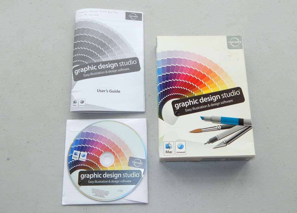 Graphics Design Studio 2011 V 3.0 MACINTOSH Macware w/ Box & Manual Summitsoft