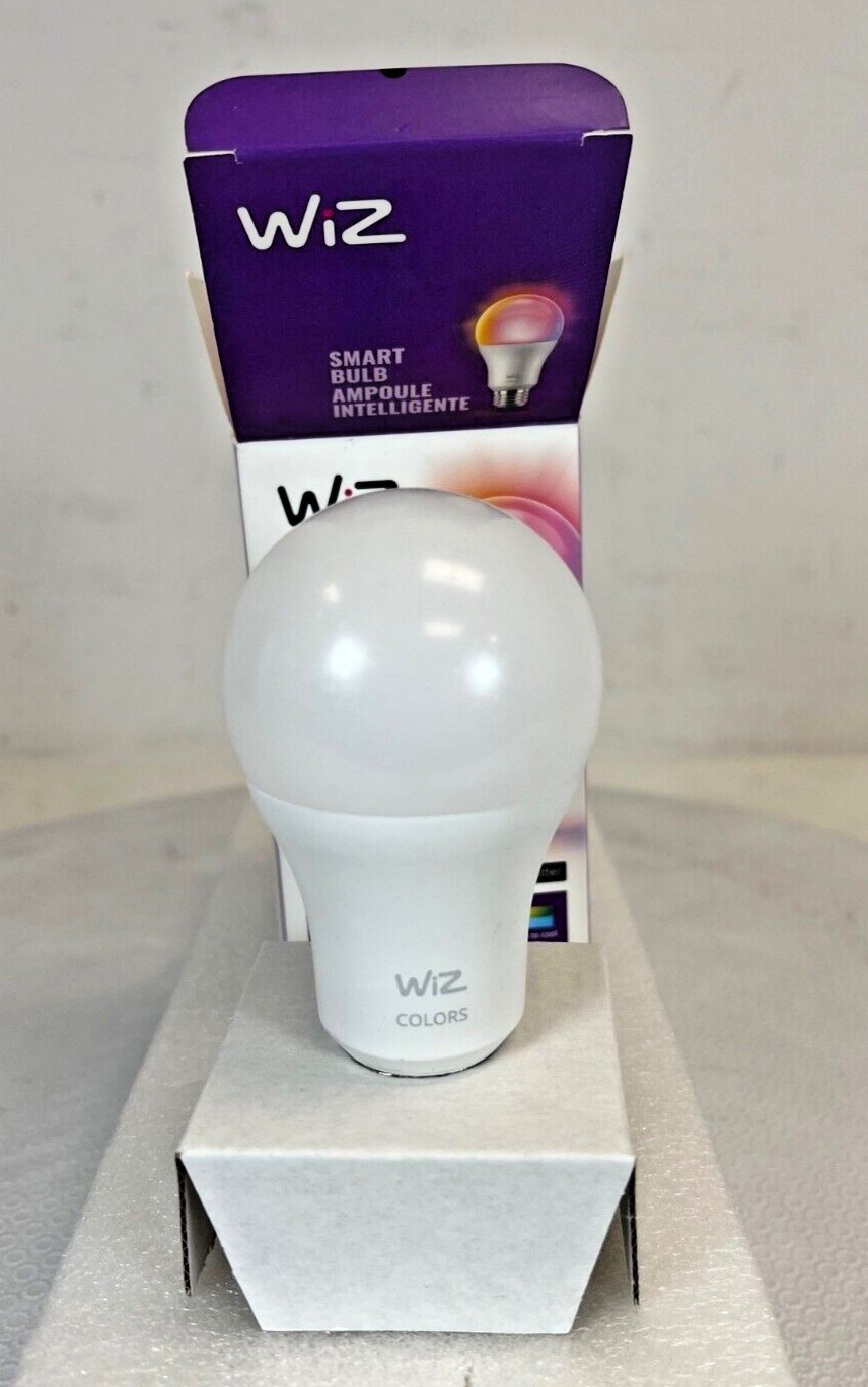 Lot of 4 -WiZ 603449 A19 White & Color Changing Wi-Fi Smart LED Light Bulbs