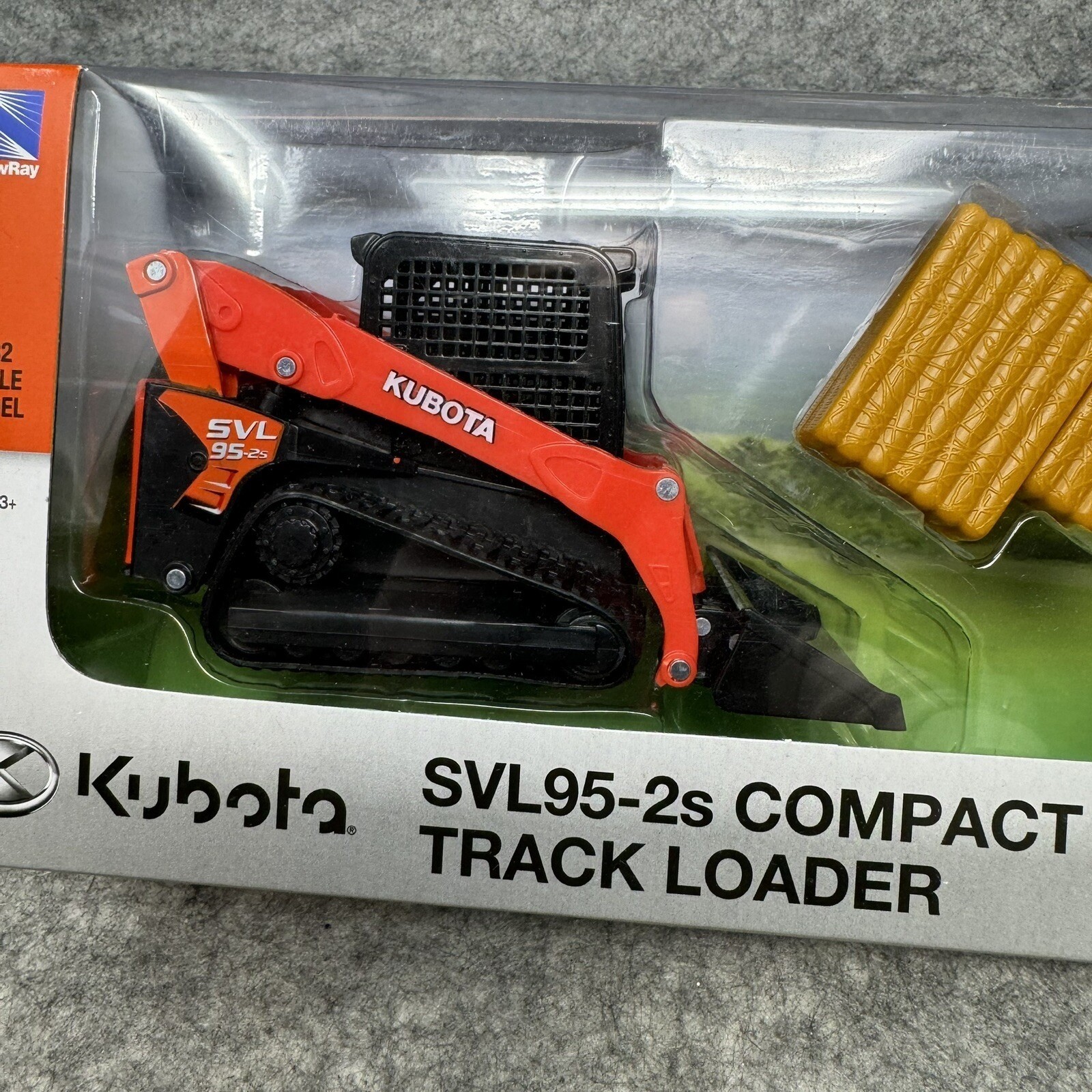 Kubota Excavator KX080-4 NewRay 1:32 Scale w/ 360 Degrees Swivel Moving Parts