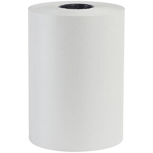 12" Newsprint Roll, 1440 Feet White Single Roll