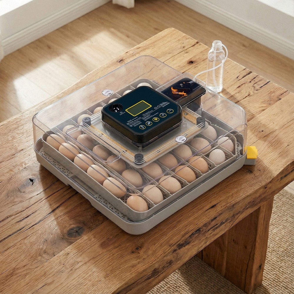 48 Egg Incubator with Automatic Egg Turning Egg Hatching Temp & Humidity Control