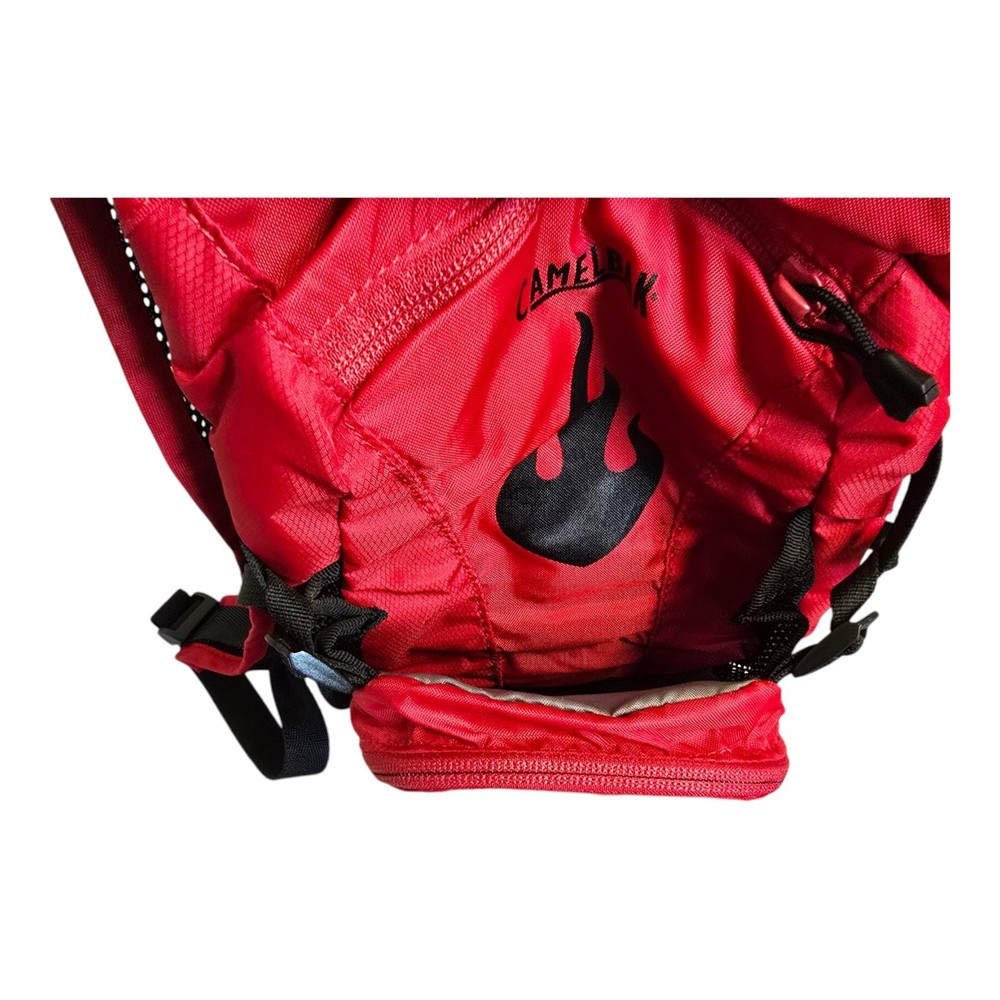 Camelbak Mini M.U.L.E. (50oz) Hydration Backpack Red Black Flames NO Bladder