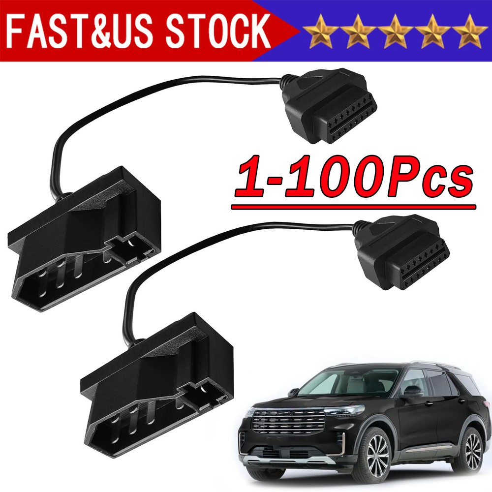 For Ford Engine Repair Tool 7 Pin OBD1 to OBD2 Cable Adapter Code Reader Scanner