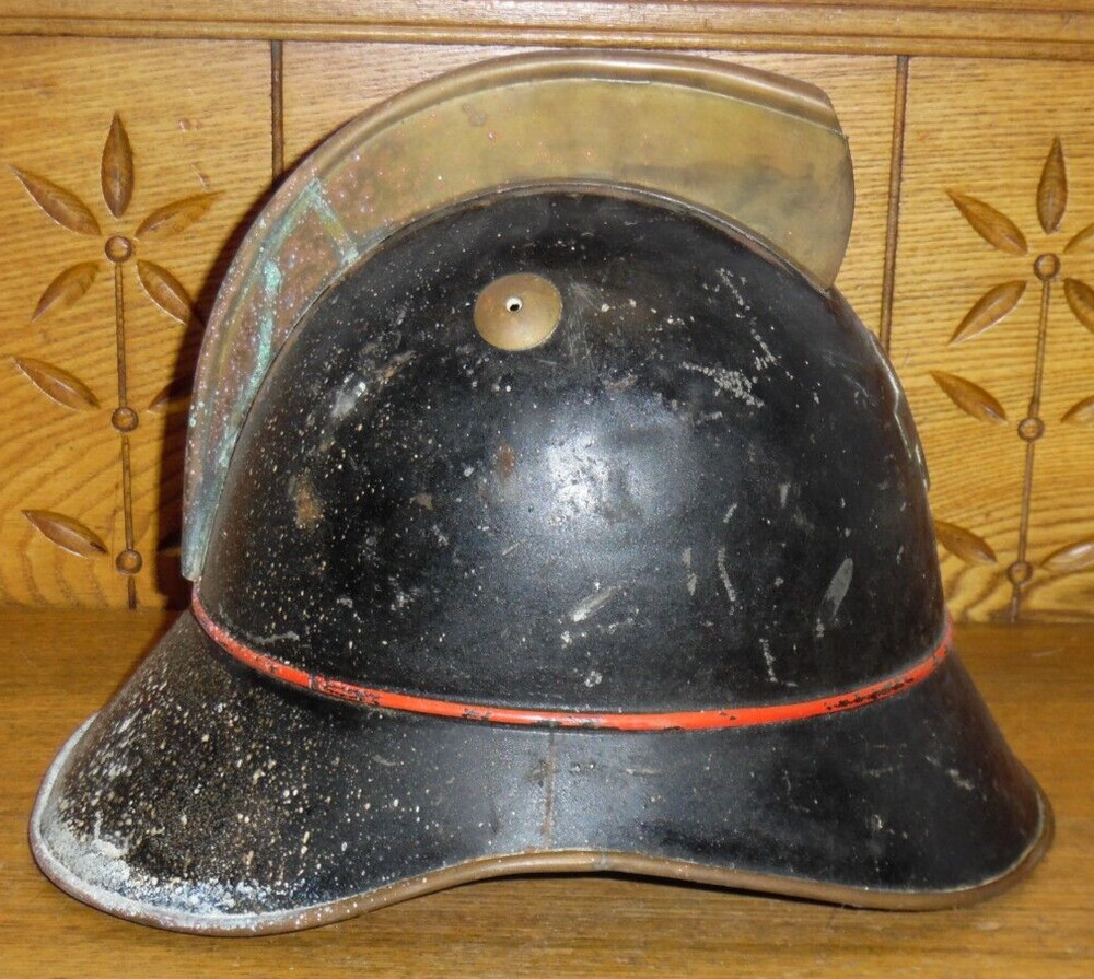 Vintage Swiss Fireman's Helmet #2