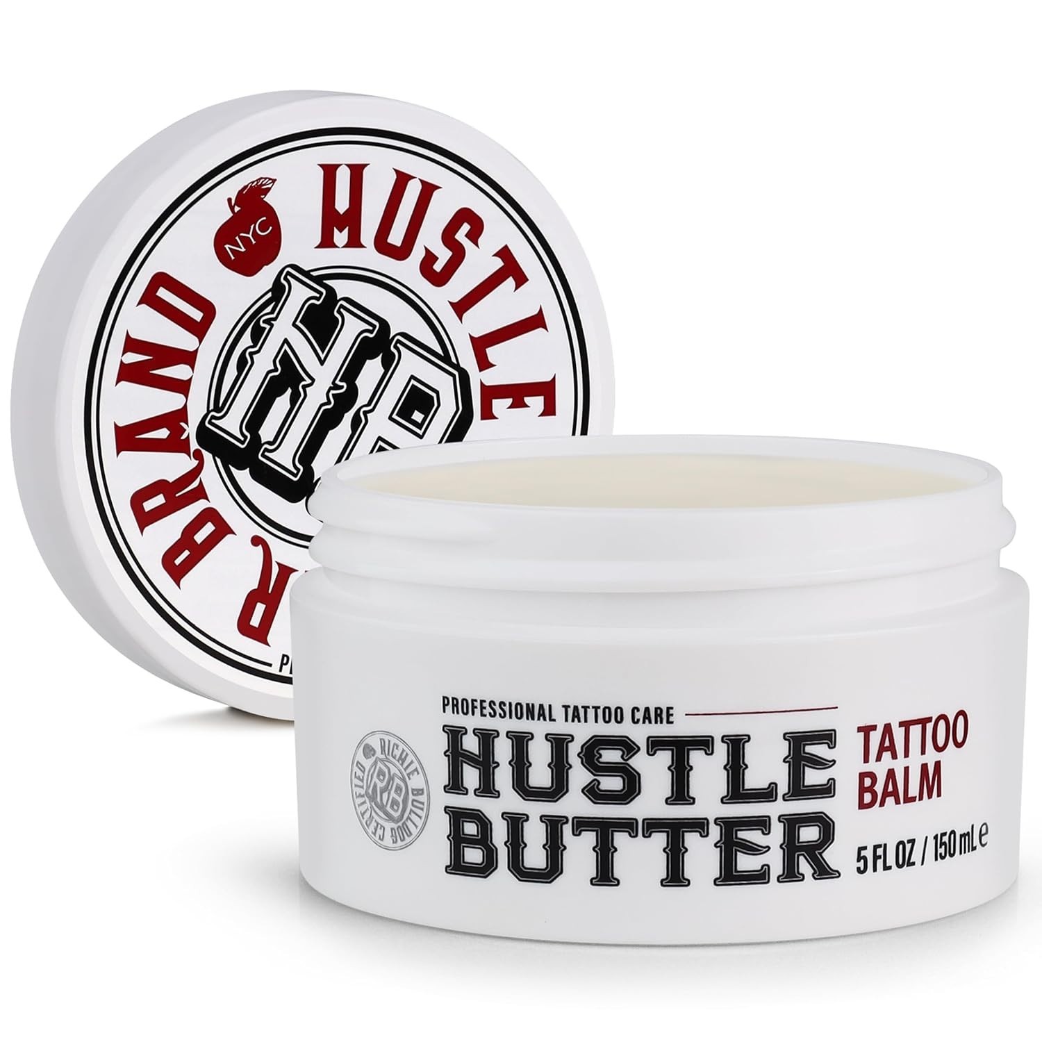 Hustle Butter Tattoo Aftercare Balm 5oz Vegan Heals Protects Ink Care