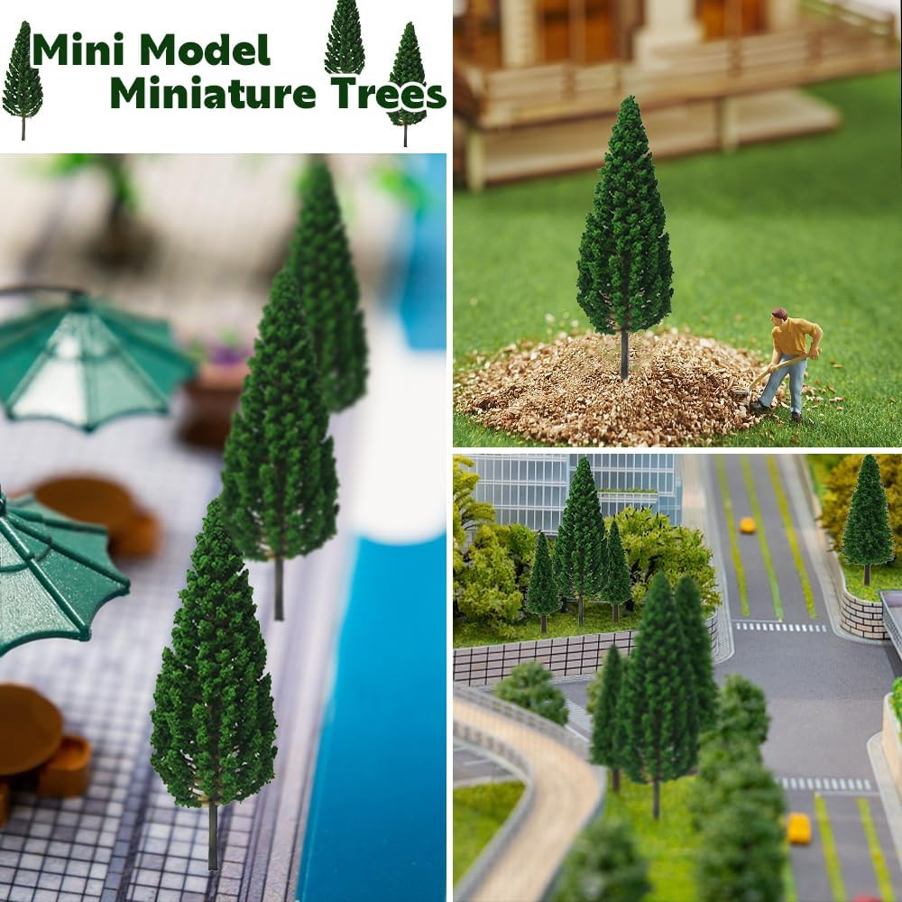 Mini Model Miniature Trees Mixed Train Scenery Architecture Trees Fake Trees for