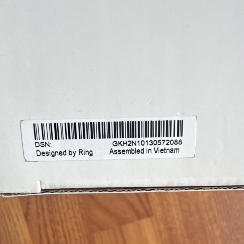 Ring Solar Panel Black Rechargeable Power Versatile Mount for Select Cameras